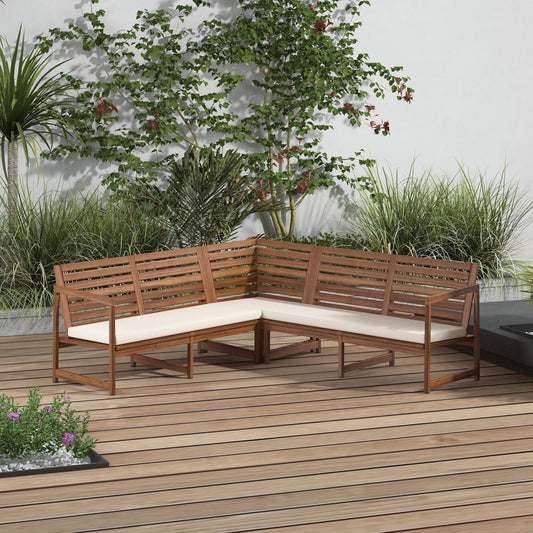 2 pièces - Coussin de banquette d'angle - Extérieur