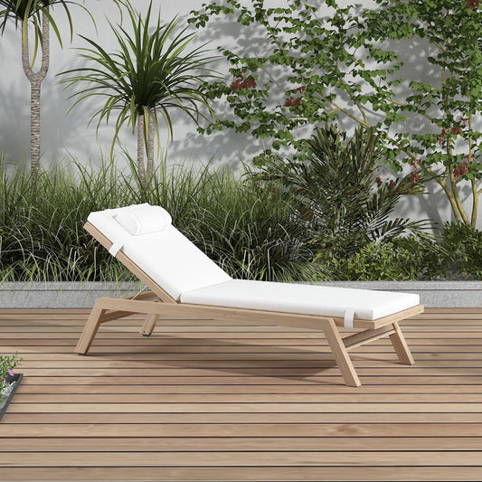 En 2 pièces - matelas sur mesure pour bain de soleil et transat de jardin - extérieur