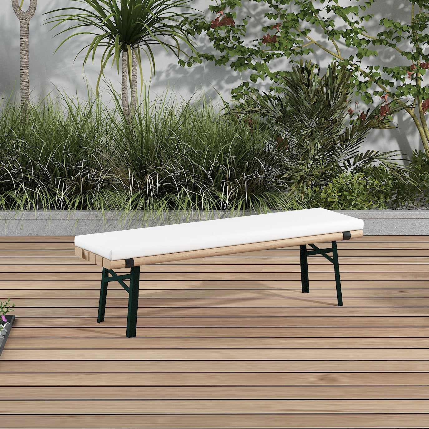 Coussins pour bancs de bière et garnitures de brasserie sur mesure - Extérieur