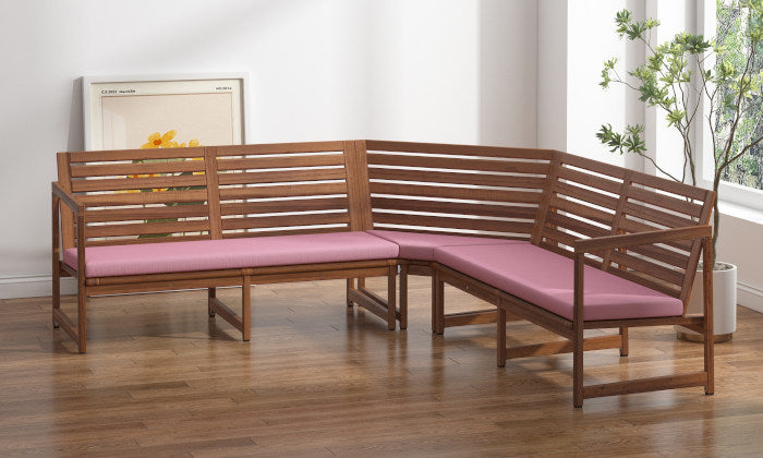 Coussin de banquette d'angle sur mesure