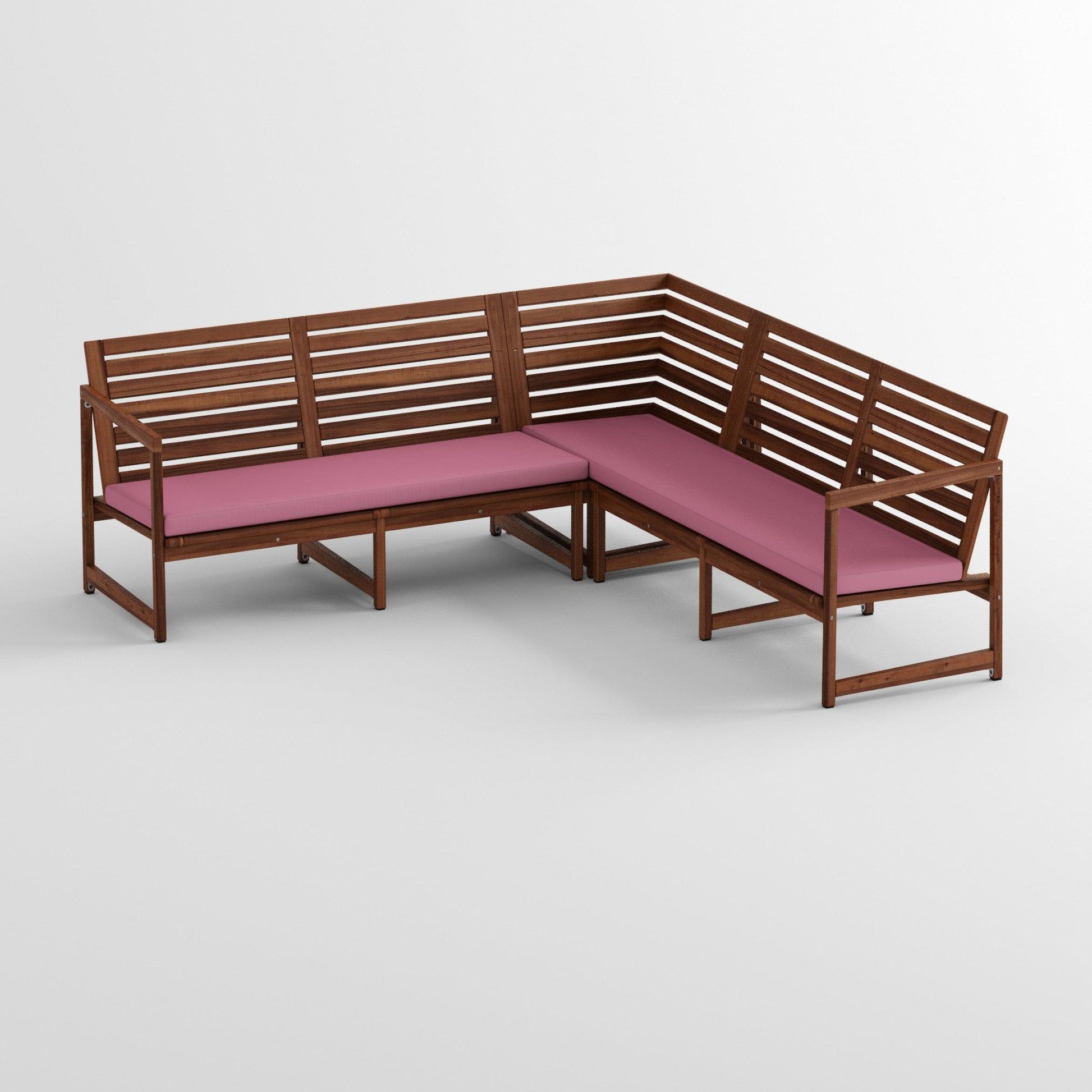 Ensemble de coussins pour banquette d'angle