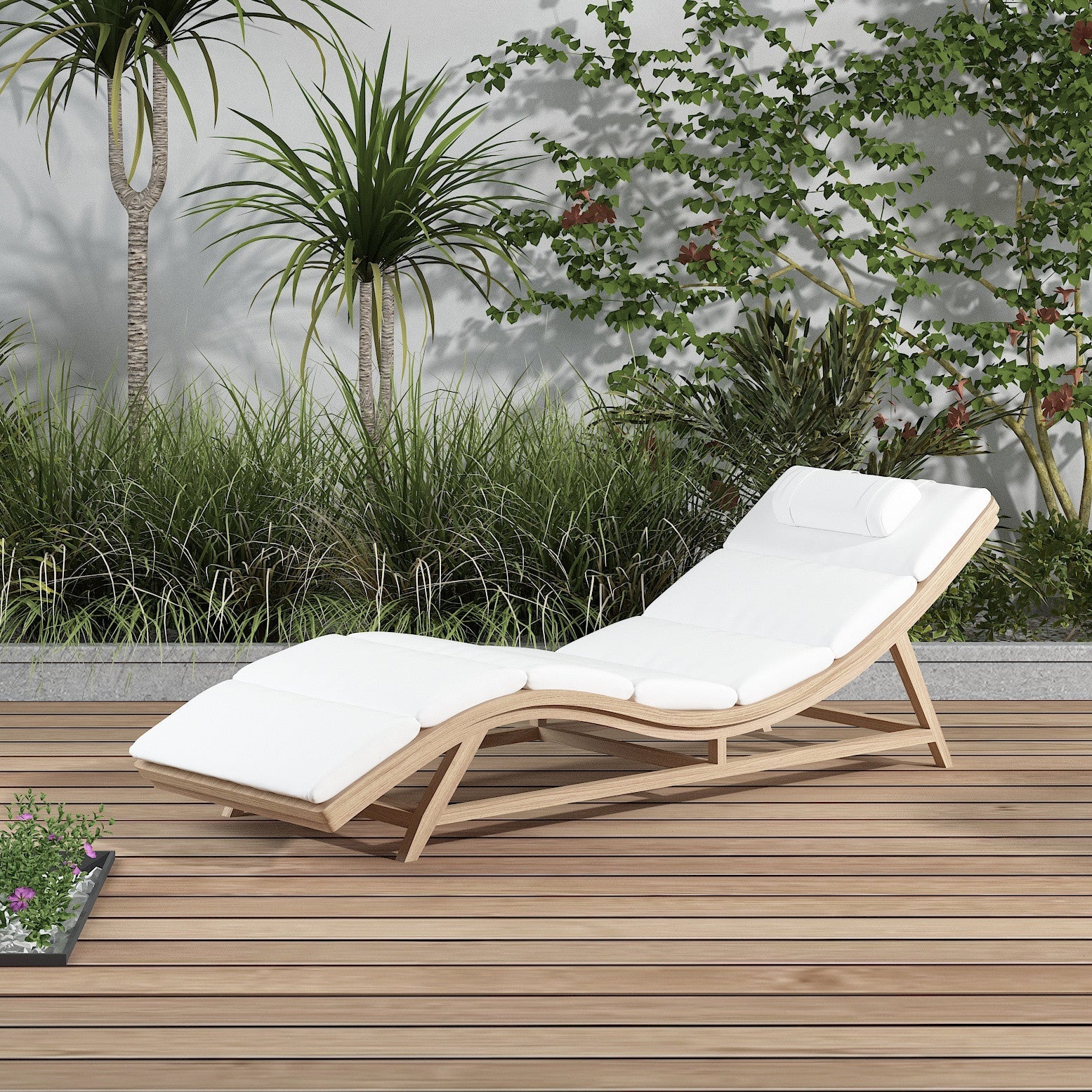 Coussin multi-chambres pour transat - extérieur