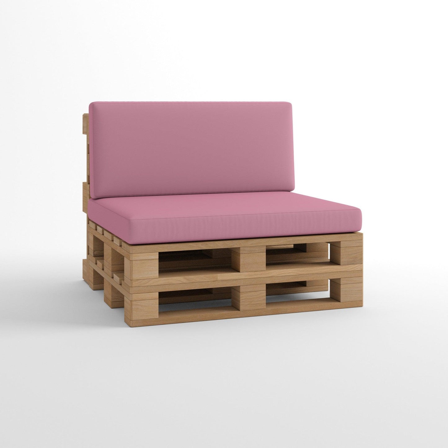 Coussin de palette extérieur avec dossier