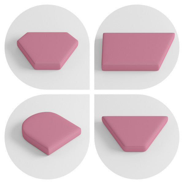 Formes de coussins irrégulières