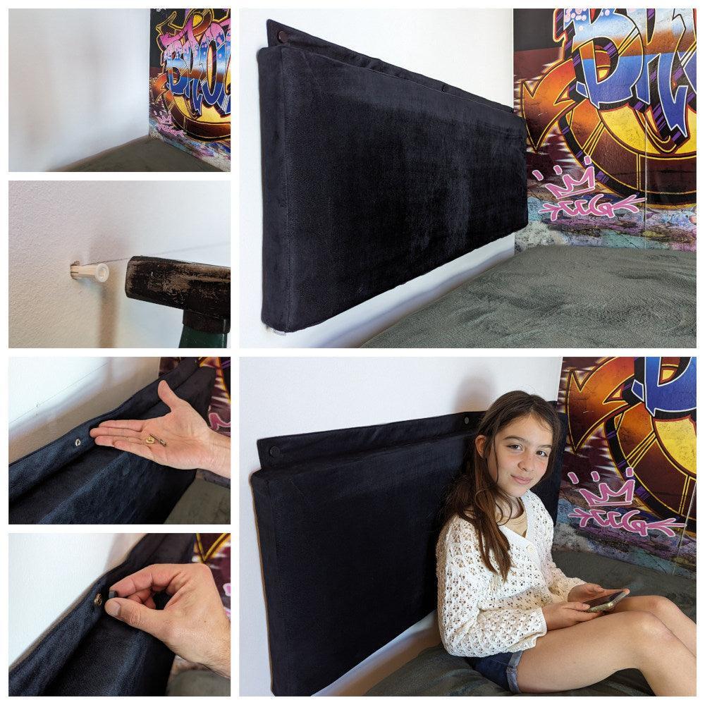 Coussin mural sur mesure à suspendre