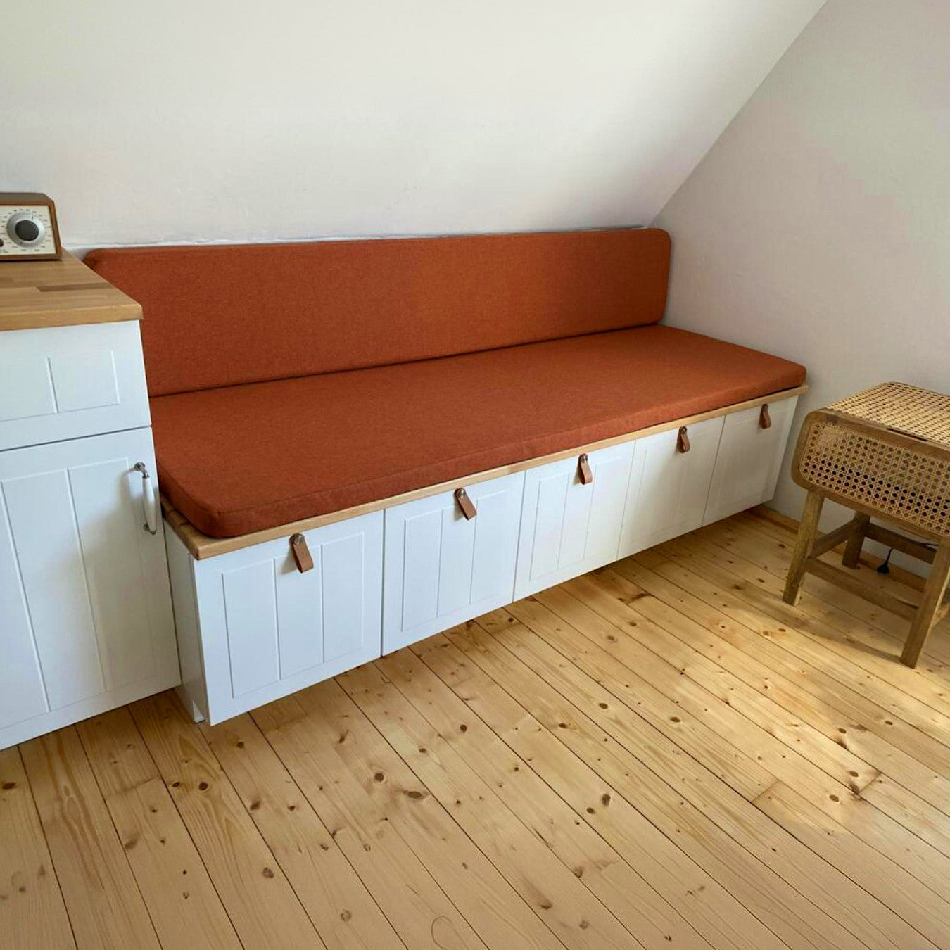 Coussin de banc avec dossier