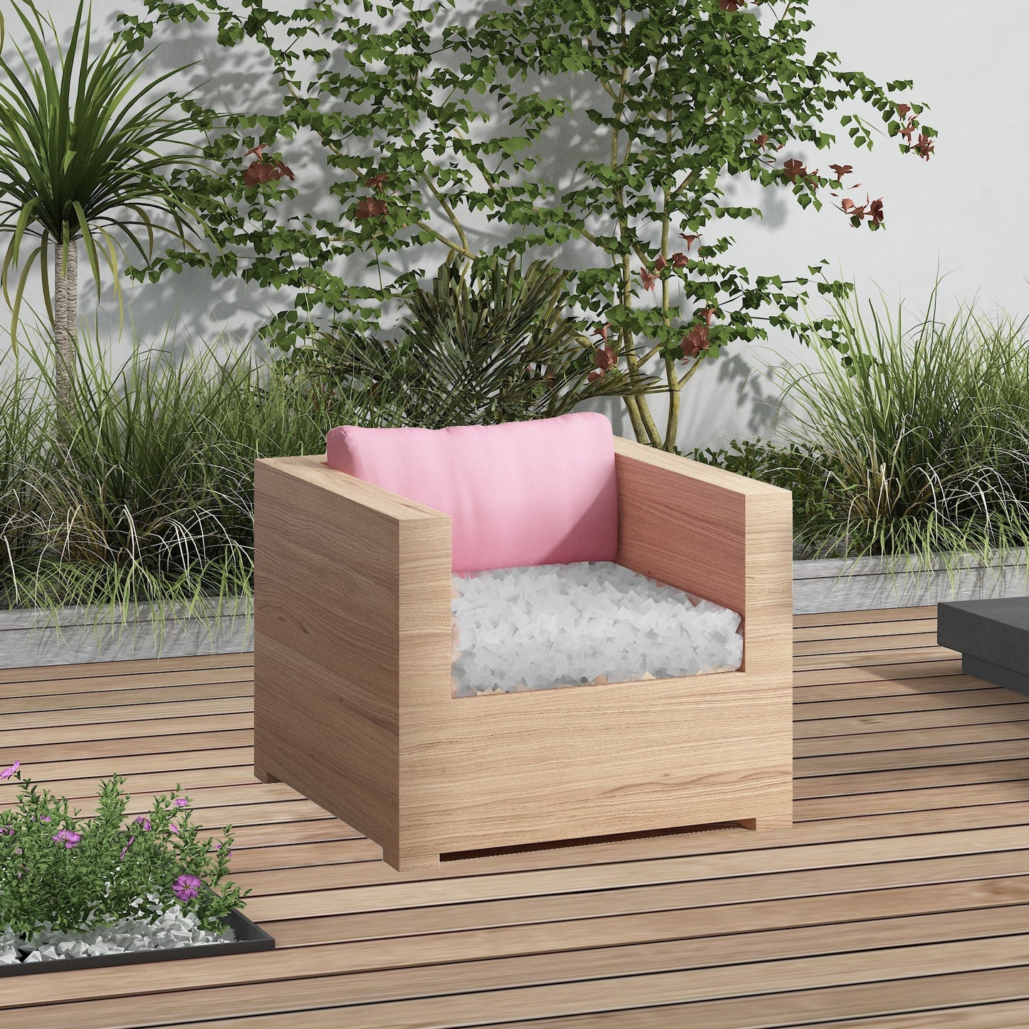 Coussin de dossier souple sur mesure - Extérieur