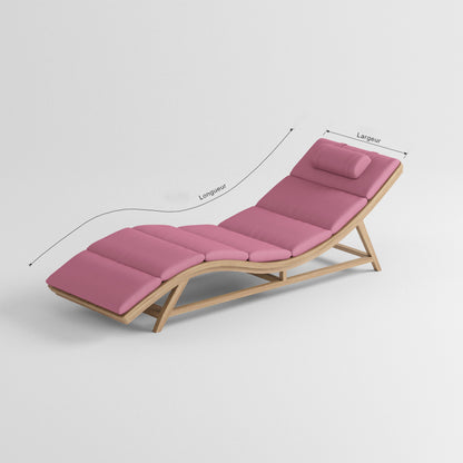 Chaise longue à bascule