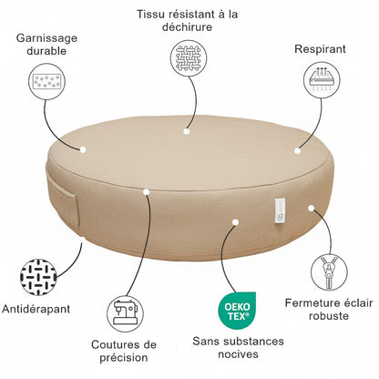 Coussins de sol ronds - Intérieur
