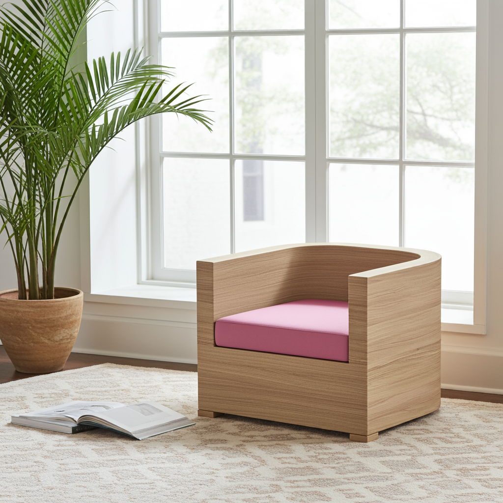 Halbrundes Lounge Sitzkissen