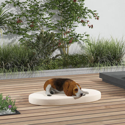 Lits pour chiens d'extérieur ovales et ronds sur mesure