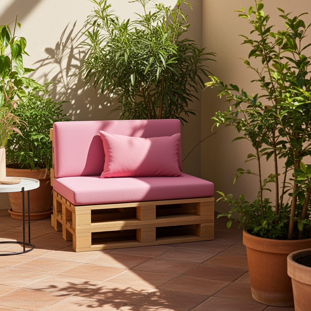 Palettenkissen mit Rückenlehne