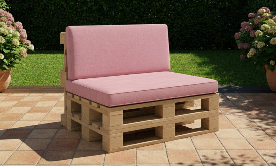 Palettenkissen mit Rückenlehne nach Maß