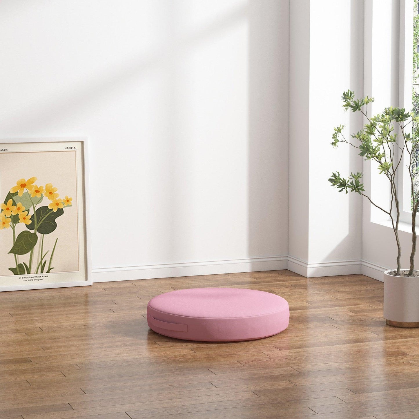 Coussins de sol ronds et coussins d'assise au sol